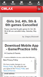Mobile Screenshot of cmlax.org